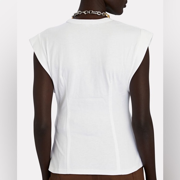 A.L.C. White Corset Tee - Picture 3 of 5